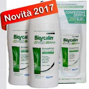Bioscalin shampoo con physiogenina pacco doppio Novità