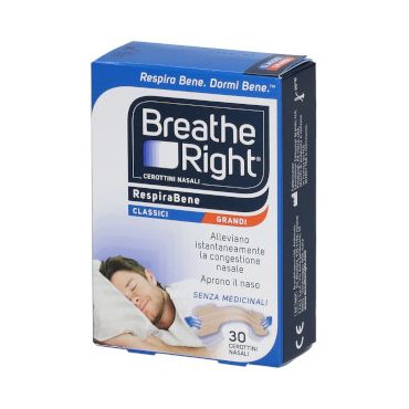 Breathe Right Classici 30 cerotti nasali grandi