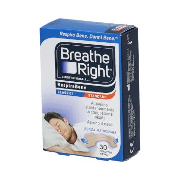 Breathe Right Classici 30 cerotti nasali