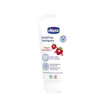 Chicco dentifricio fragola 12m+