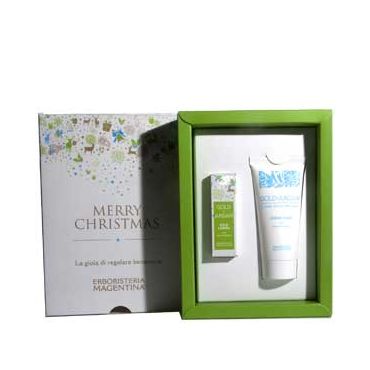 Merry Christmas kit crema mani gold argan + stick labbra gold argan