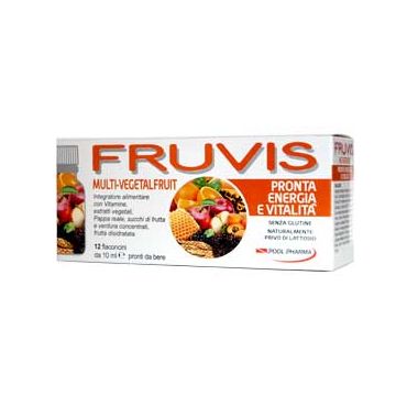 Fruvis Multi-Vegetalfruit pronta energia e vitalità 12 flaconcini