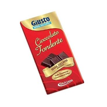 Giusto senza zucchero cioccolato fondente