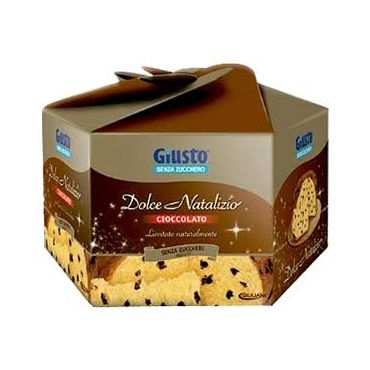 Giusto senza zucchero dolce natalizio con uva sultanina