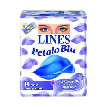 Lines petalo blu assorbenti con ali