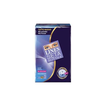 Lines seta assorbenti sottili con ali