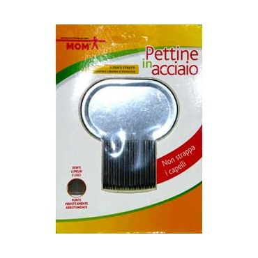 Mom pettine acciaio