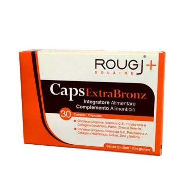 Rougj caps extrabronz integratore per abbronzatura